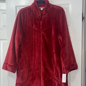 Charter Club Rich Red comfortable and luxurious Robe.